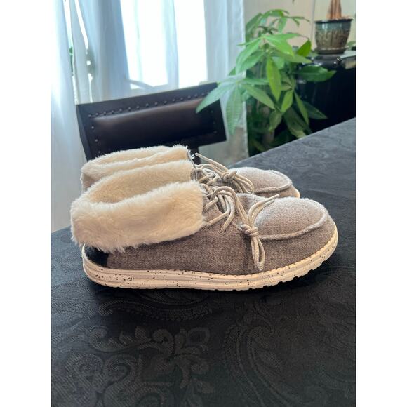 Hey dude Britt charcoal booties women 9 - Picture 2 of 8